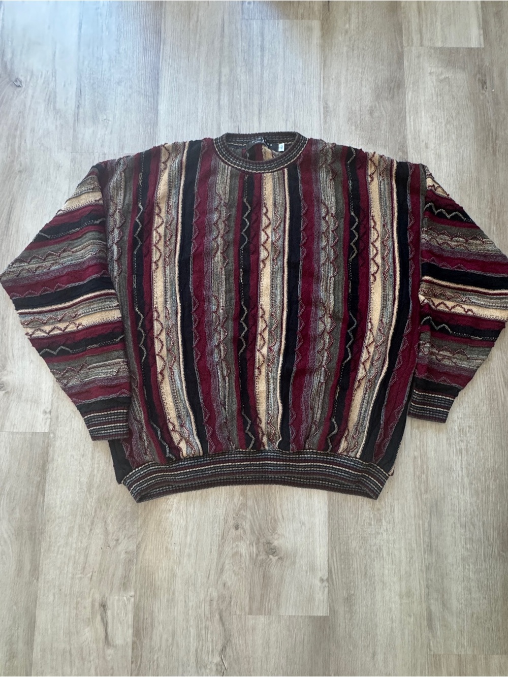 Vintage Protege Multicolored Oversized Dad Sweater sz 2X